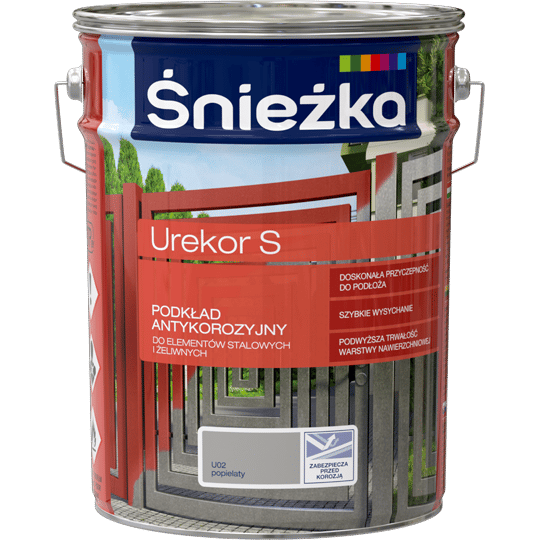 ŚNIEŻKA UREKOR S METAL PRIMER GRÅ 5L