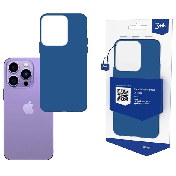 Apple iPhone 14 Pro Max - 3mk mattakuori, sininen