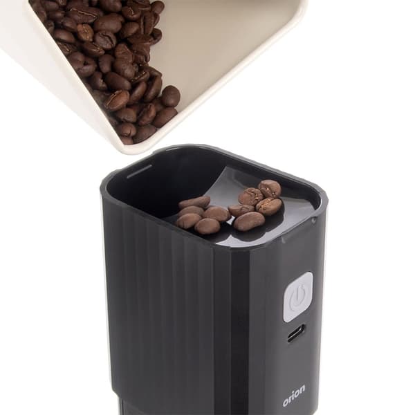 Elektrisk trådløs kaffemølle 16 cm