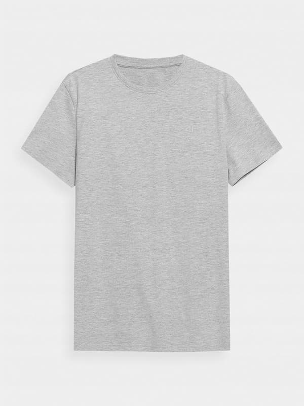 Herr-T-shirt4F M536 cool ljusgrå M
