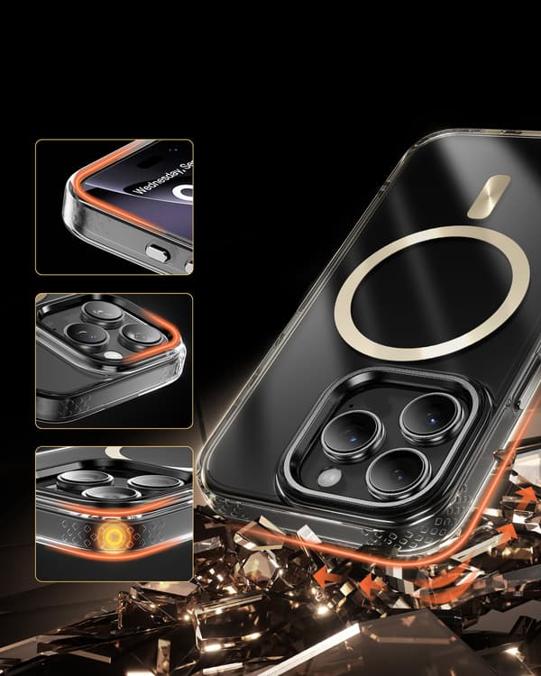 INNOSTYLE MAGNETISK FORSTÆRKET ETUI TIL MAGSAFE IPHONE 16 PRO