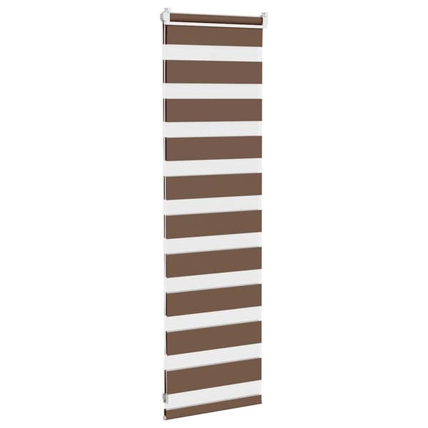 vidaXL Zebra rullegardin, birk, stofbredde 45,9 cm, polyester