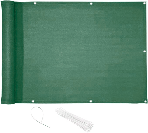 PARVEKETERASSI PEITE 95% PARVEKEMATTO VERKKO 1x5m VIHREÄ