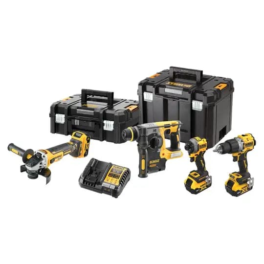 DEWALT KOMBO-KIT 18V DCK429P3T (DCD805, DCG405, DCH273, DCF850) 3x5.0Ah