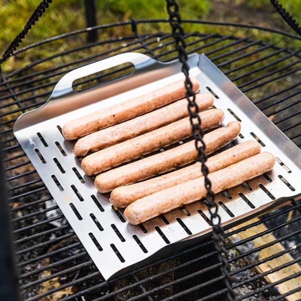 STÅLBAKKE 37x31cm TIL KINGHOFF KH-1917 GRILL