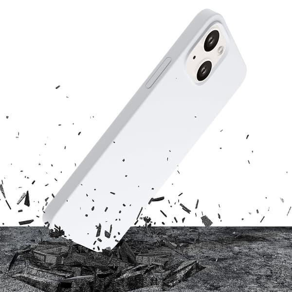 Apple iPhone 14 Plus - 3mk Hardy Silicone MagCase Valkoinen