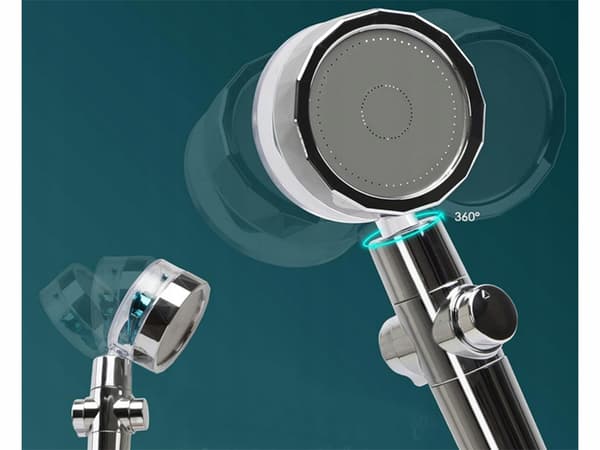Brusehoved med turbine (100) GAB_A