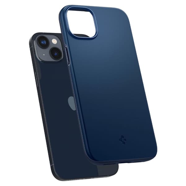 Spigen Thin Fit - Skal till iPhone 15 Plus / iPhone 14 Plus (Marinblå)