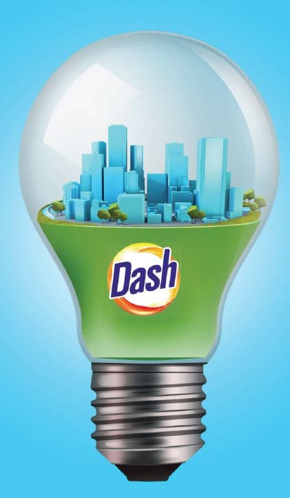 DASH Color Detergent 3-i-1 vaskemiddelkapsler 60 stk.