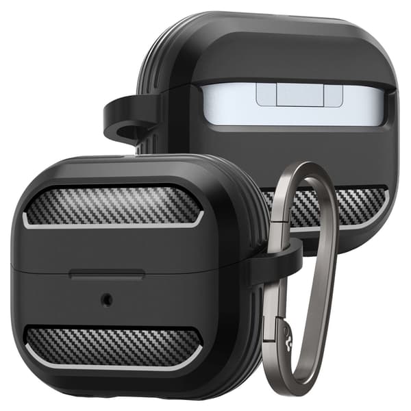 SPIGEN RUGGED ARMOR SAMSUNG GALAXY BUDS 3 / 3 PRO MATTSVARTA