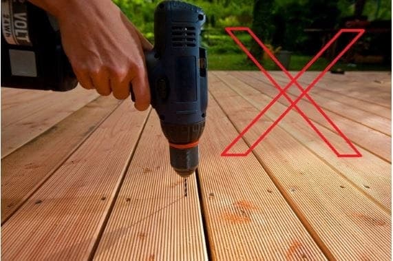 System til skjult montering af terrassebrædder 50 stk skiver + skruer