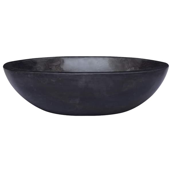 vidaXL håndvask, sort, 53x40x15 cm, marmor