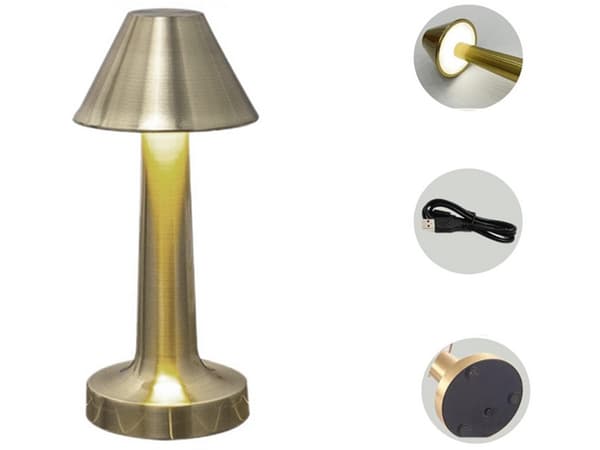 Metallampe A12 sølv (20) / 30 stk_B
