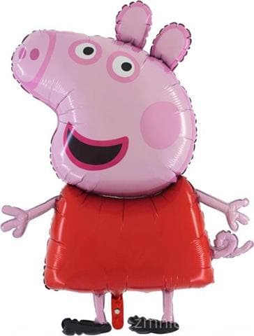 Peppa Pig -syntymäpäiväfolioilmapallo 104 cm