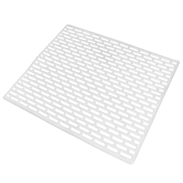 Gummimatta till diskbänk vit 33x28 cm