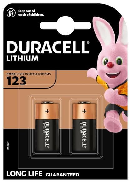 DURACELL Ultra Photo CR123A K2 batteri