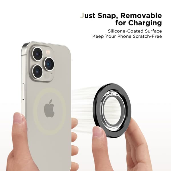 TECH-PROTECT MMR300 MAGNETISK MAGSAFE TELEFONRING SVART