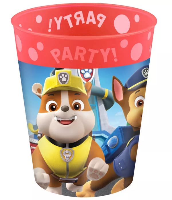 PAW PATROL CHASE RUBBLE Barnmugg PLAST 250 ml