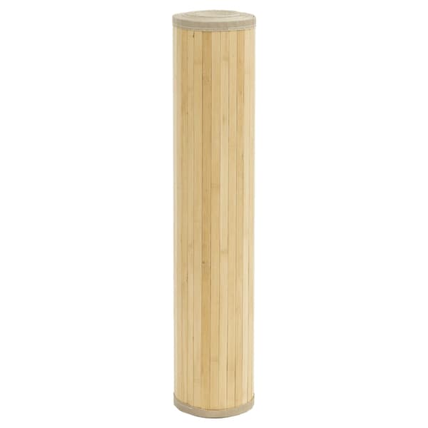 vidaXL Rektangulär matta, ljus naturfärgad, 100x400 cm, bambu