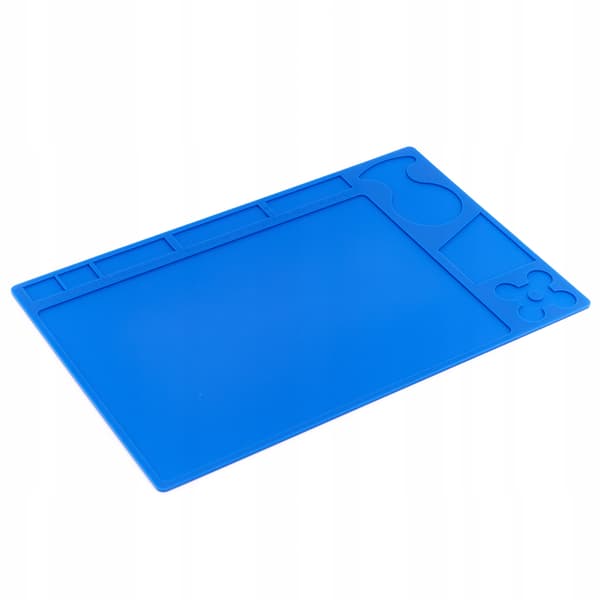 Yihua blå silikone antistatisk måtte 330x209mm
