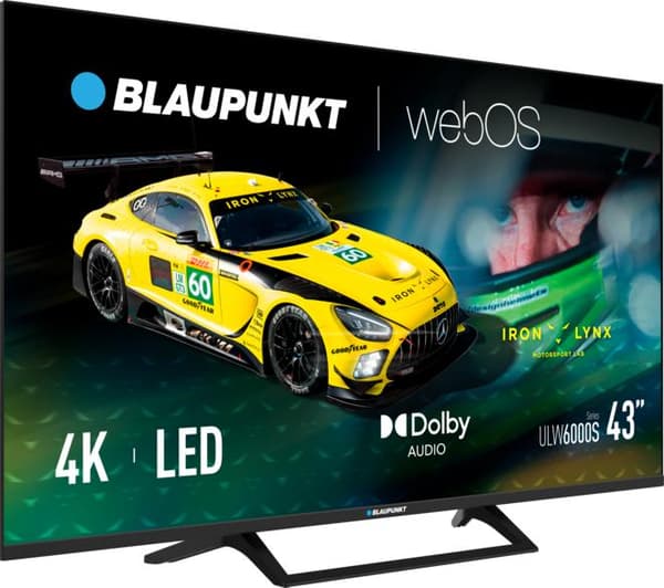Blaupunkt 43ULW6000S – LED-TV 43" 4K, webOS, HDR10, Sort