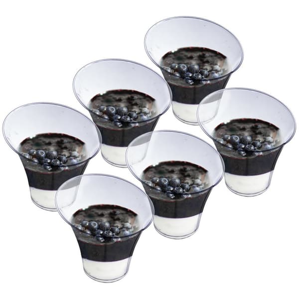Dessertglas til desserter og snacks 180 ml 6 stk.