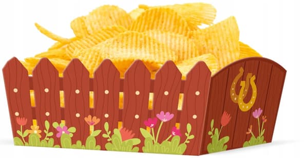 Æsker til chips, chips, snacks, HESTE, heste, hestegård, fødselsdag, 3 stk.