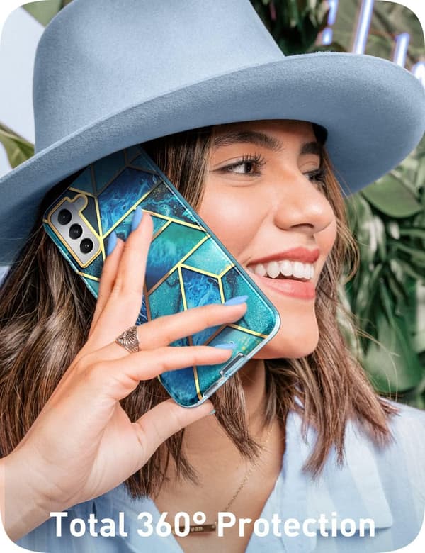 BLÅT BUMPER-ETUIL TIL SAMSUNG GALAXY S22+