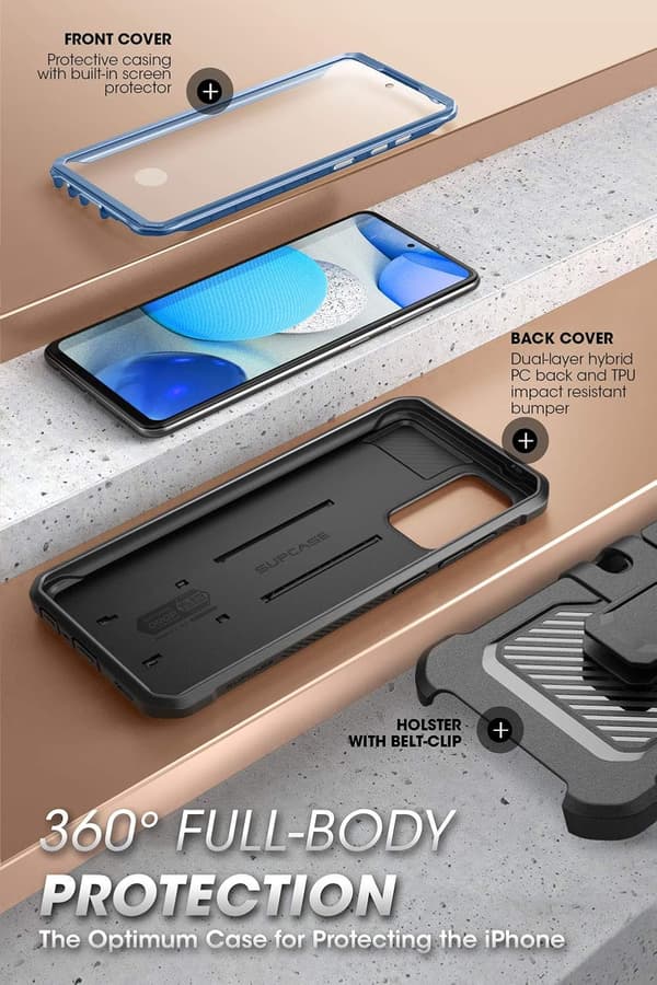 BLÅT BUMPER-ETUIL TIL SAMSUNG GALAXY A72