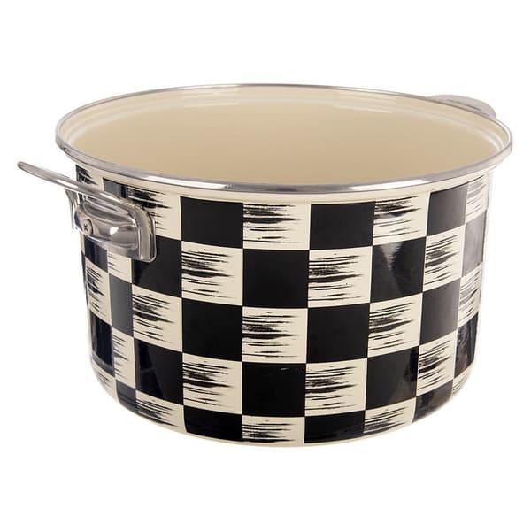 Emaljerad gryta Schackbräde 26 cm, 6,5 l
