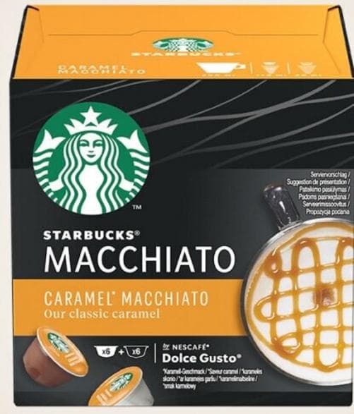 Kapsler STARBUCKS CARAMEL MACCHIATO 12 stk.