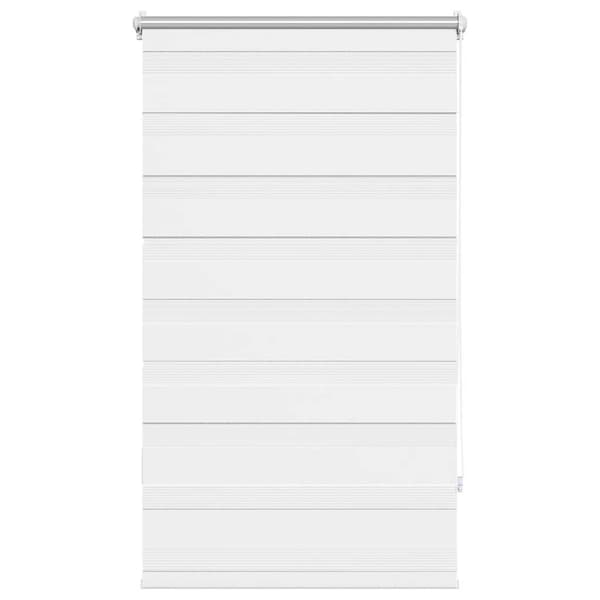 Zebra rullegardin (90 x 150 cm) hvid