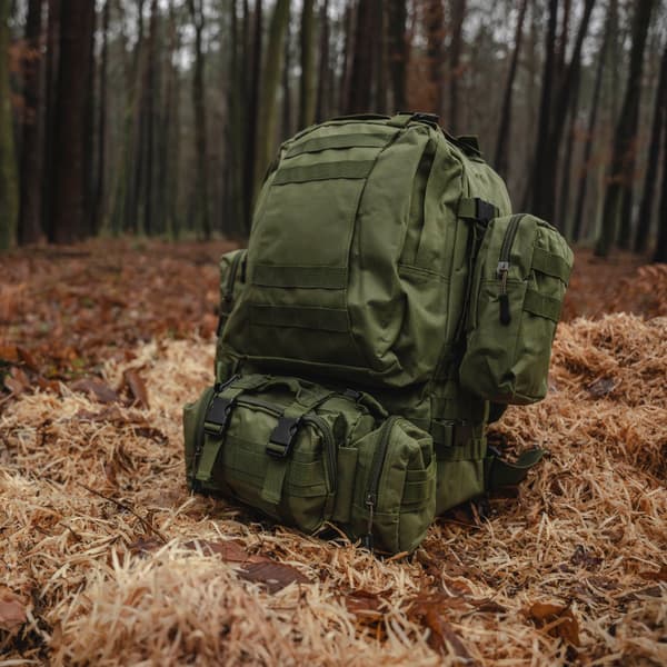 Vandretaske OFFLANDER survival combo 38l grøn