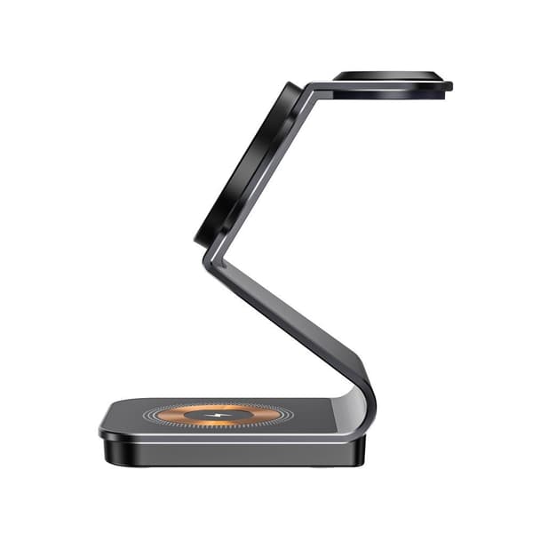 TECH-PROTECT QI15W-A29 3-i-1 magnetisk Magsafe trådløs oplader sort