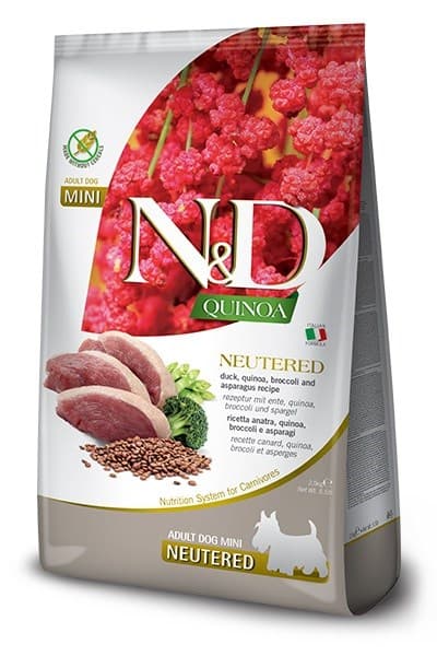 Farmina N&D Quinoa Anka och Broccoli Torrfoder för Hundar 2,5 kg