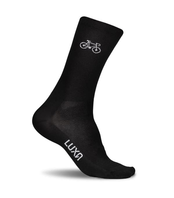 Cykelsokker Sort M/L: 42 - 44