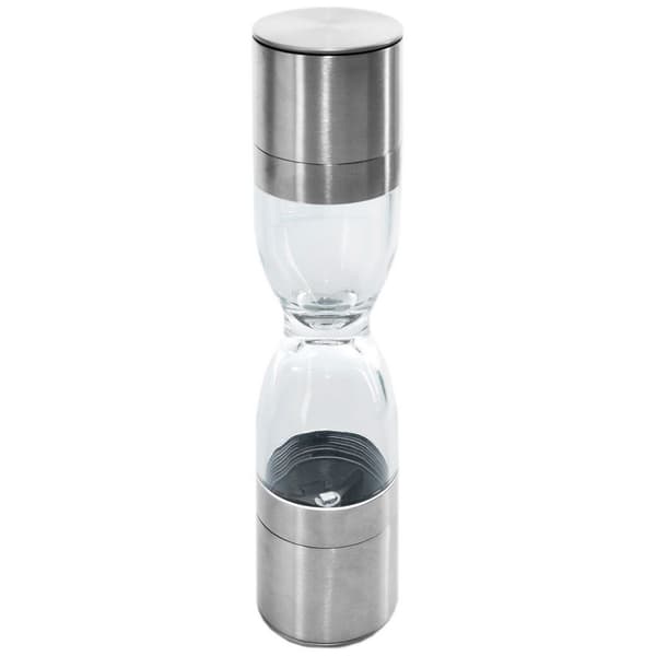 Dubbel stålsalt- och pepparkvarn 22 cm