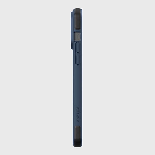 Raptic X-Doria Secure Case iPhone 14 Pro med MagSafe-skyddsskal blå