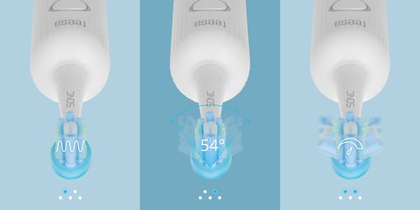Sonisk tandborste Teesa Sonic Elite vit