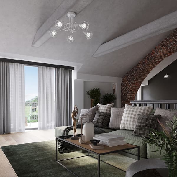Loftlampe Artemis 2 E14 Hvid Sollux SL.1103