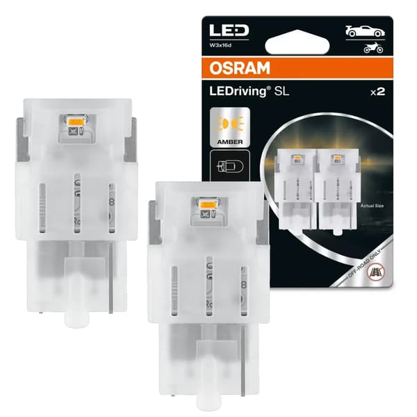 LED Premium Ny W21W Amber EPACK