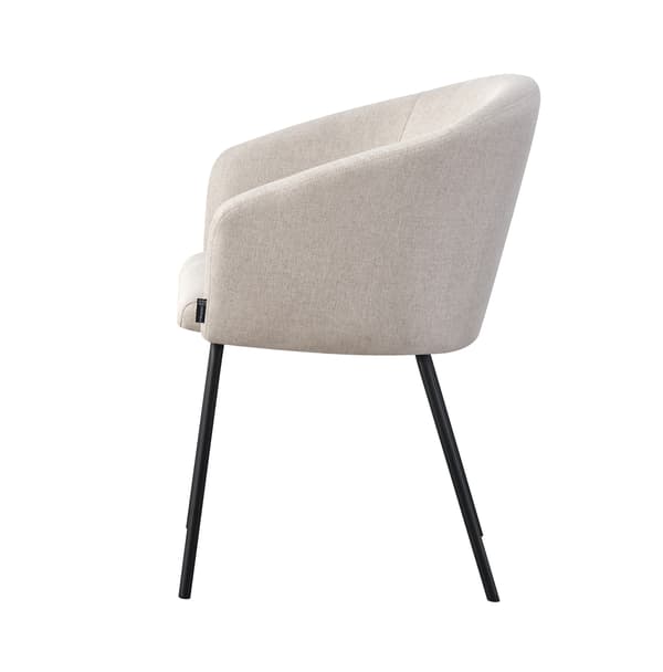 Nuvio klädd fåtölj, beige tyg