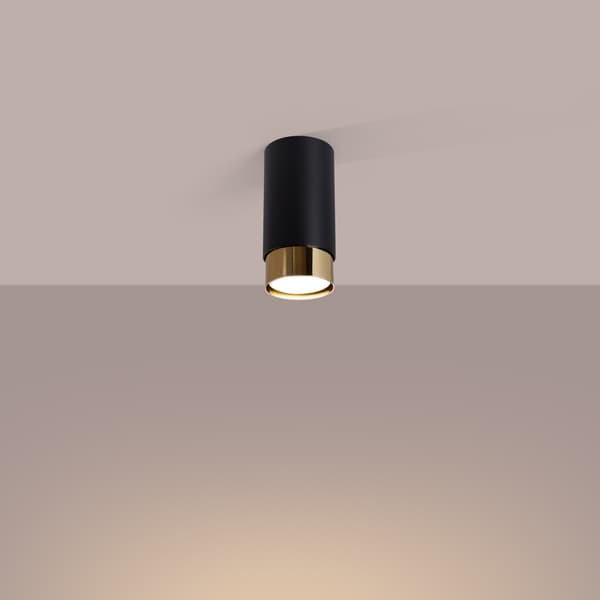 DOWNLIGHT NERO 1 GU10 SVART SOLLUX SL.1410