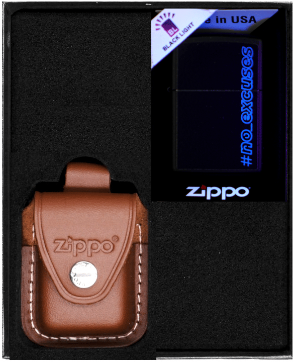 Zippo Lighter Sæt #neoexcuses Gave nr. 2