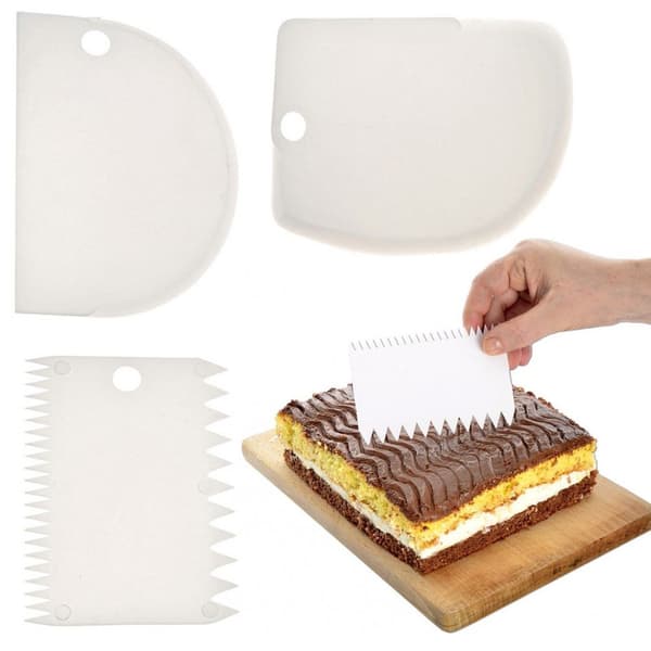 Spatulset för konditorer 12 cm 3 st