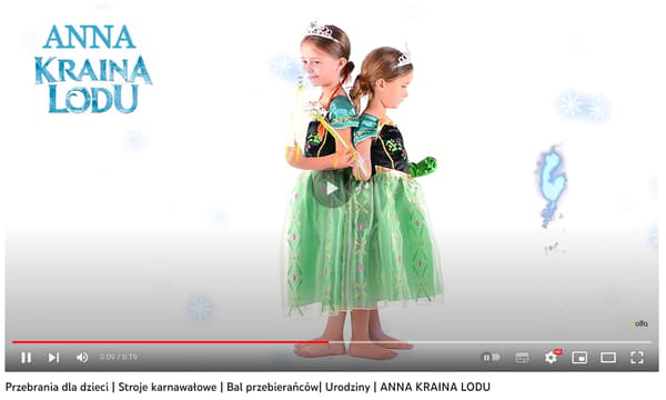 Anna Frost Kostume Størrelse 110