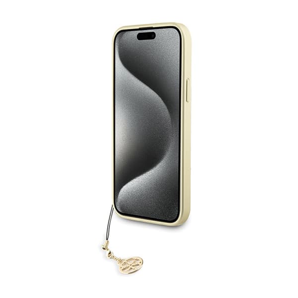 Guess 4G Charms Collection – iPhone 15 Pro Max-skal (grått)