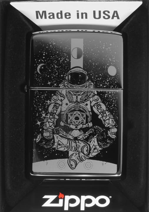 Zippo Sæt Aeronaut Lighter I Rumdesign Gave nr. 2