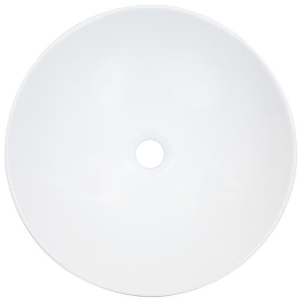 vidaXL Handfat, 41 x 12,5 cm, Keramik, Vit