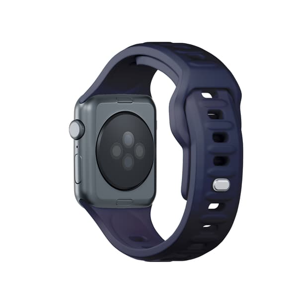 42/44/45/46/49 mm Grå (stor) - 3mk Silikone Urrem til Apple
